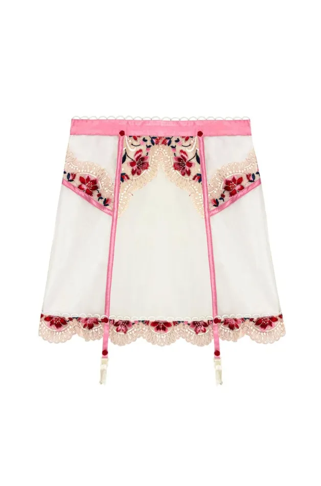 Women Lingerie For Love and Lemons Festival Rose Skirt Ivory Women Lingerie For Love and Lemons Festival Rose Skirt Ivory