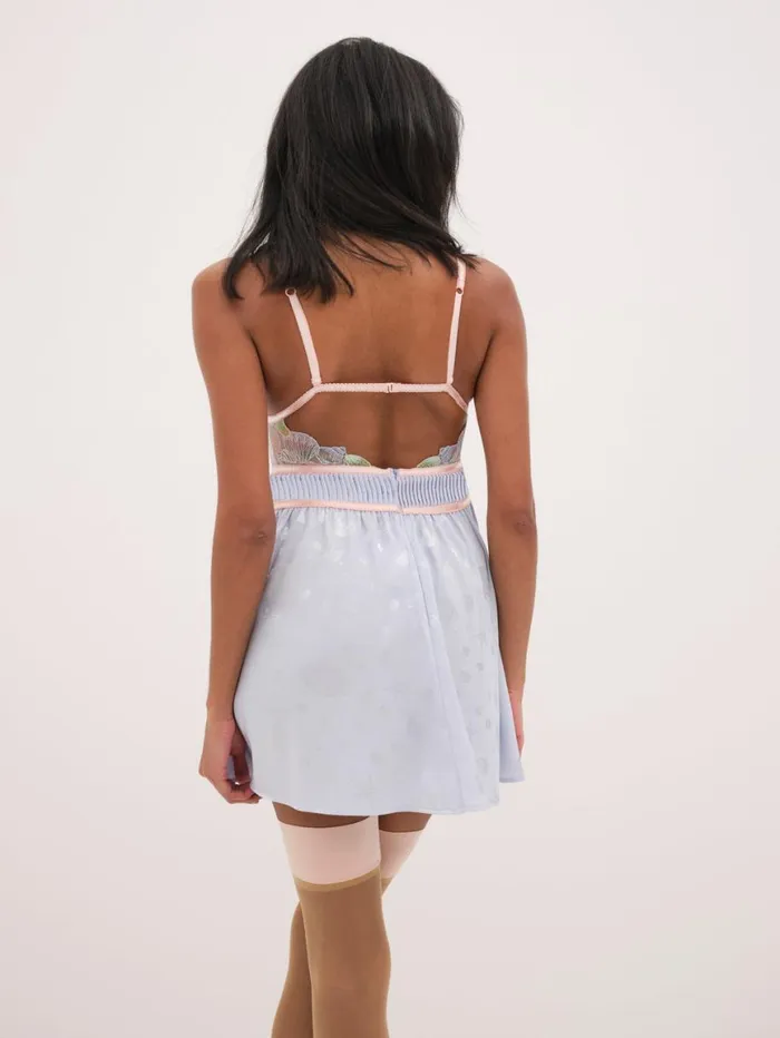 Women Lingerie For Love and Lemons High Tide Slip Dress Blue Women Lingerie For Love and Lemons High Tide Slip Dress Blue
