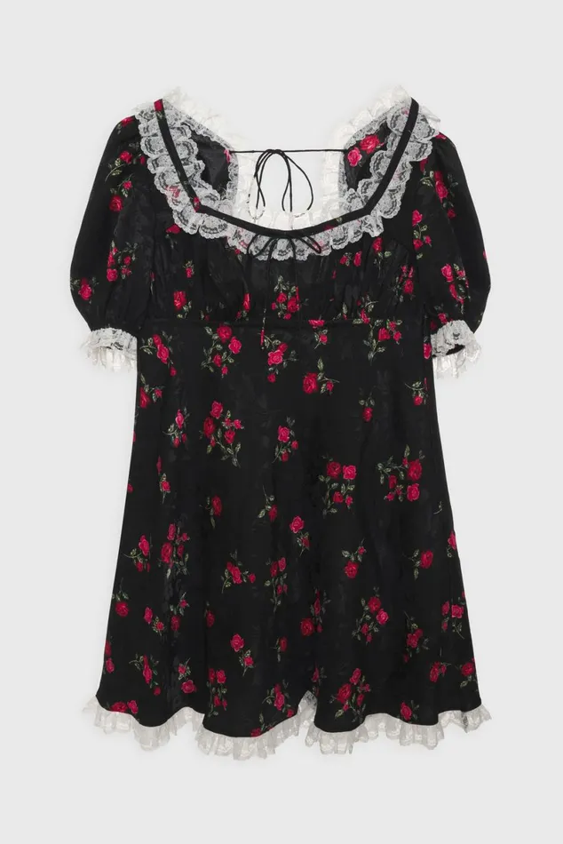 Women Lingerie For Love and Lemons Kristen Slip Dress Black Women Lingerie For Love and Lemons Kristen Slip Dress Black