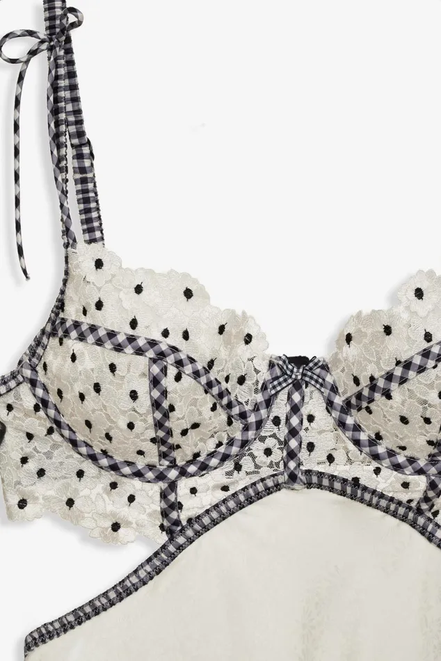 Women Lingerie For Love and Lemons Odette Slip Dress White