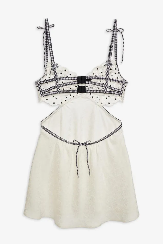 Women Lingerie For Love and Lemons Odette Slip Dress White
