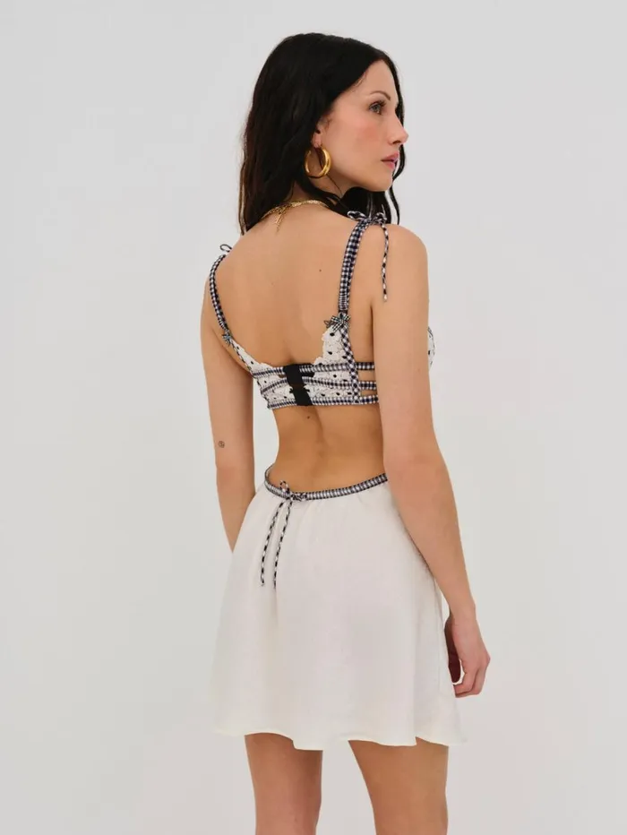 Women Lingerie For Love and Lemons Odette Slip Dress White