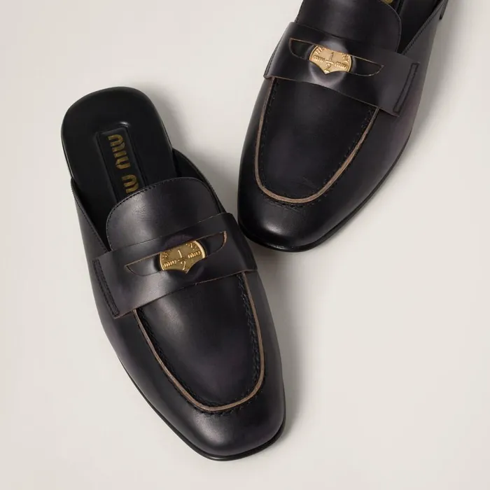 Women Loafers And LaceUps Miu Miu Black Women Loafers And LaceUps Miu Miu Black