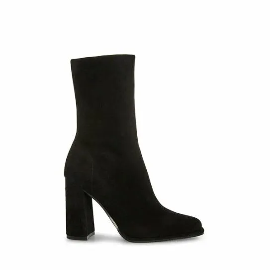 Women LOCKWOOD BLACK SUEDE Black Suede Steve Madden Boots and Booties