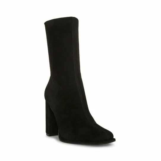 Women LOCKWOOD BLACK SUEDE Black Suede Steve Madden Boots and Booties Women LOCKWOOD BLACK SUEDE Black Suede Steve Madden Boots and Booties