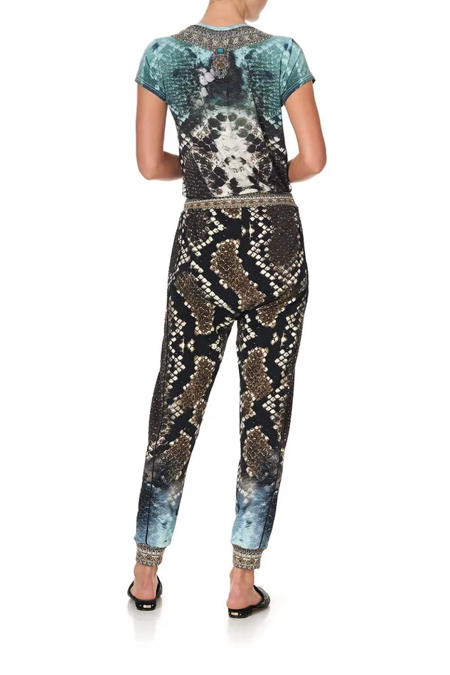 Women Loungewear Camilla Curved Hem Fitted Tee Prey