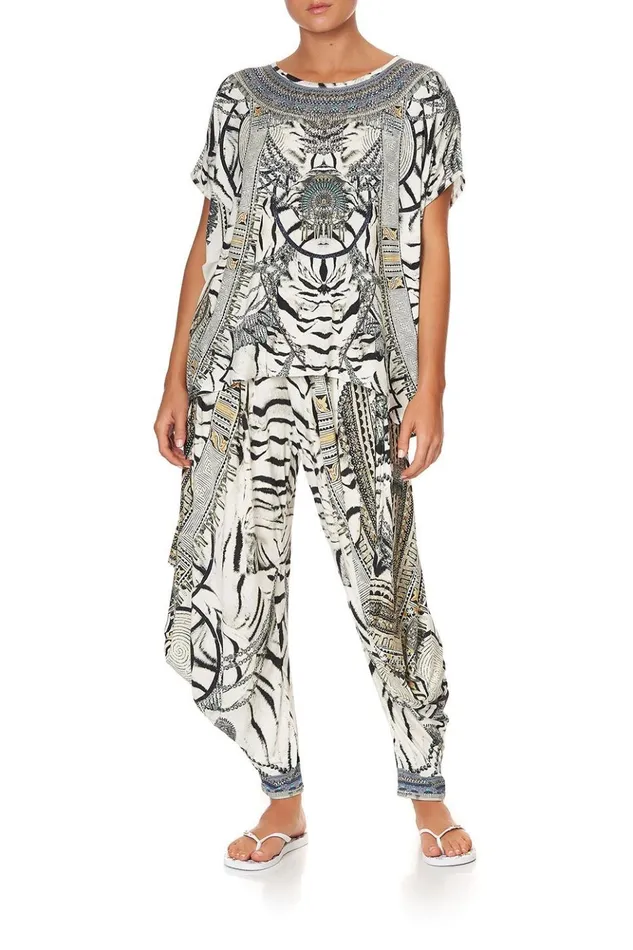 Women Loungewear Camilla Loose Fit Round Neck Tee Wild Belle