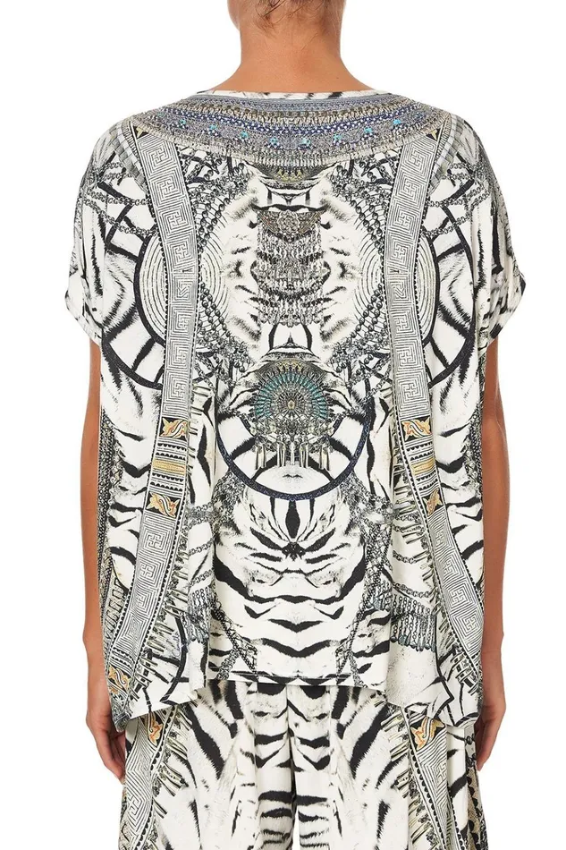 Women Loungewear Camilla Loose Fit Round Neck Tee Wild Belle