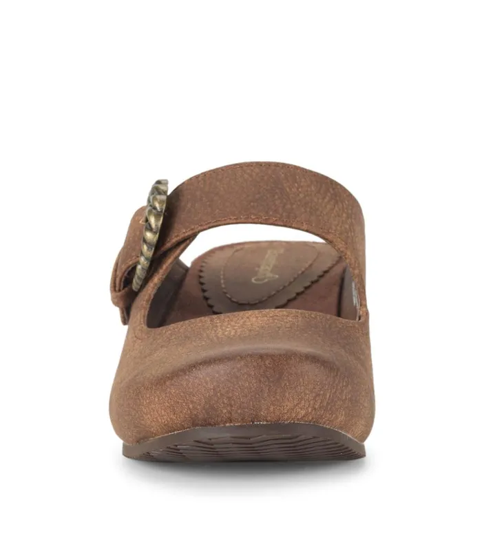 Women Luna Mary Jane Mule Cashew Baretraps Clogs and Mules