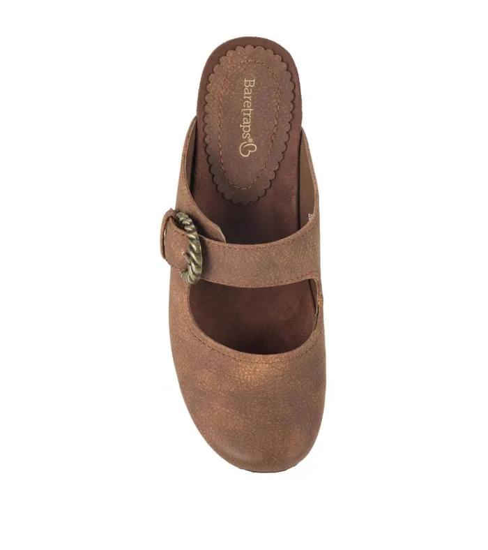 Women Luna Mary Jane Mule Cashew Baretraps Clogs and Mules