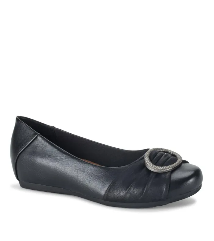 Women Mabely Flat Black Baretraps Flats and Loafers