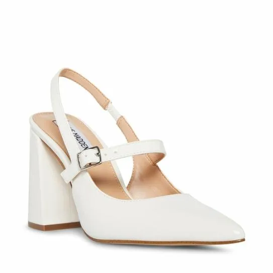 Women MAEGAN WHITE PATENT White Patent Steve Madden Heels Women MAEGAN WHITE PATENT White Patent Steve Madden Heels
