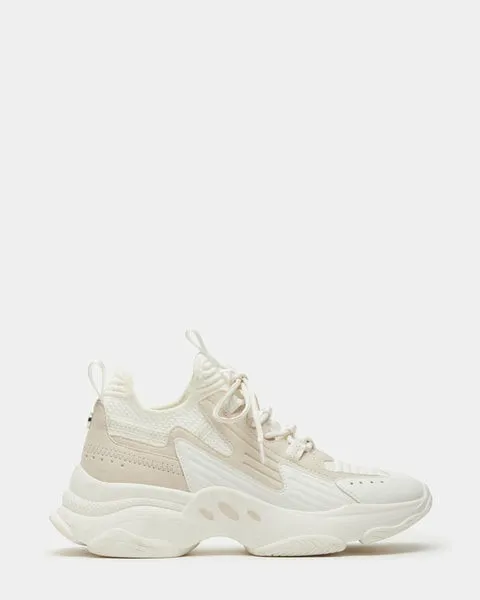 Women MAEVE WHITE White Steve Madden Sneakers