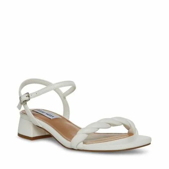Women MAGNETIC WHITE White Steve Madden Sandals Women MAGNETIC WHITE White Steve Madden Sandals