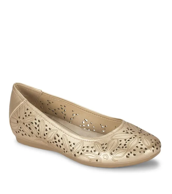 Women Mariah Casual Flat Light Gold Baretraps Flats and Loafers