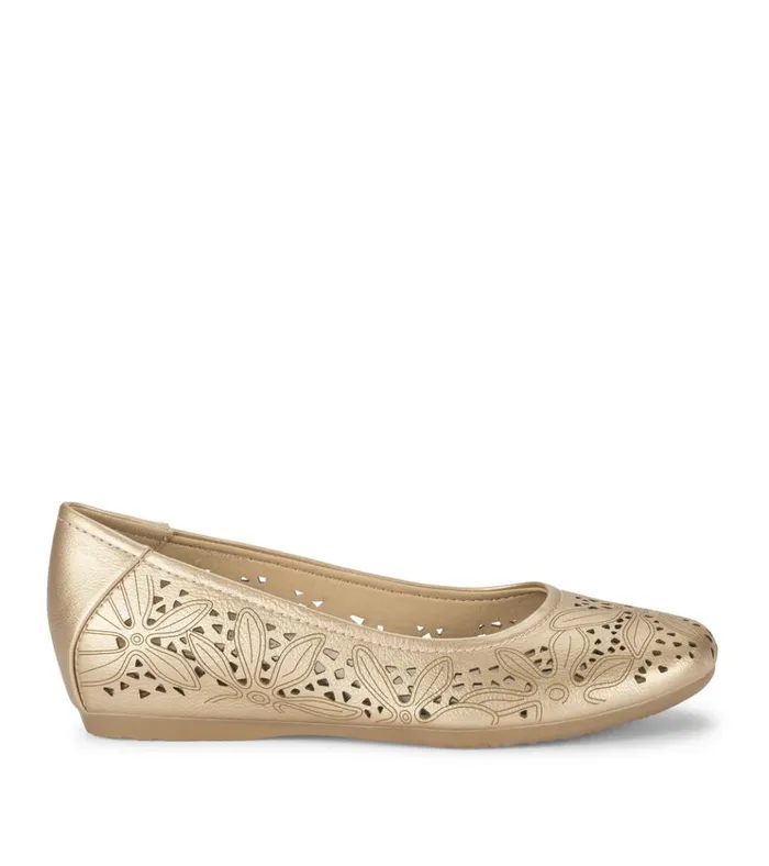 Women Mariah Casual Flat Light Gold Baretraps Flats and Loafers