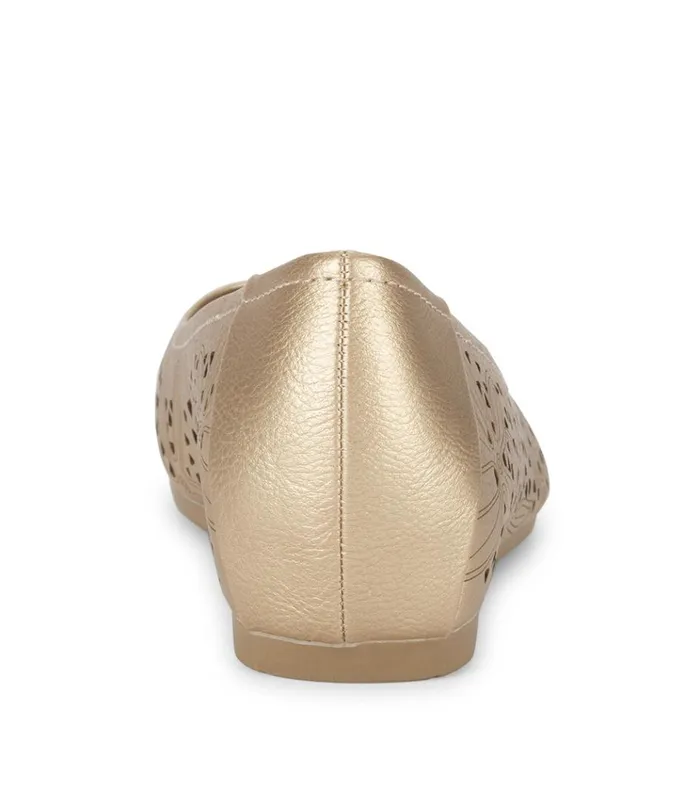 Women Mariah Casual Flat Light Gold Baretraps Flats and Loafers