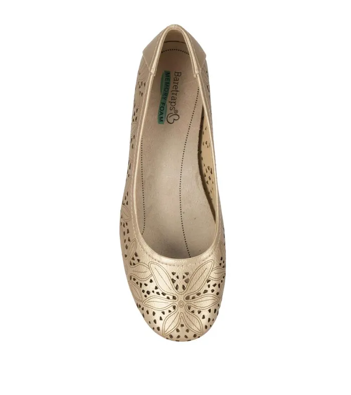 Women Mariah Casual Flat Light Gold Baretraps Flats and Loafers
