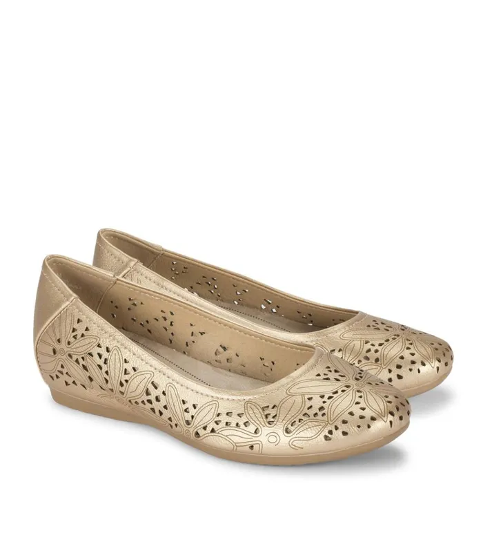 Women Mariah Casual Flat Light Gold Baretraps Flats and Loafers