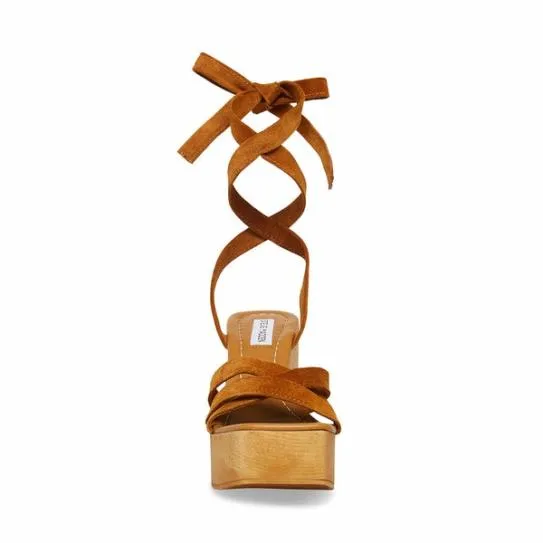 Women MARISTELLA CHESTNUT SUEDE Chestnut Suede Steve Madden Sandals Women MARISTELLA CHESTNUT SUEDE Chestnut Suede Steve Madden Sandals