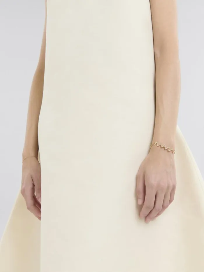 Women Marni Bracelets Chain Bracelet With Marni Symbol And Rhinestone Pav