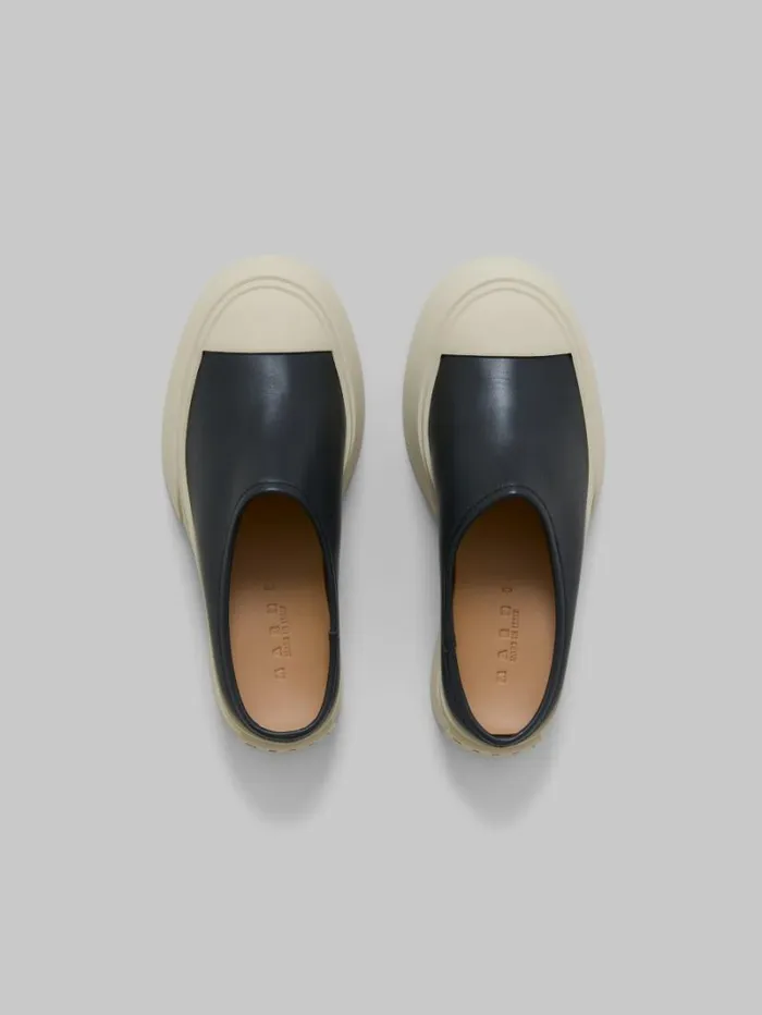 Women Marni Pablo Black Leather Pablo Sabot