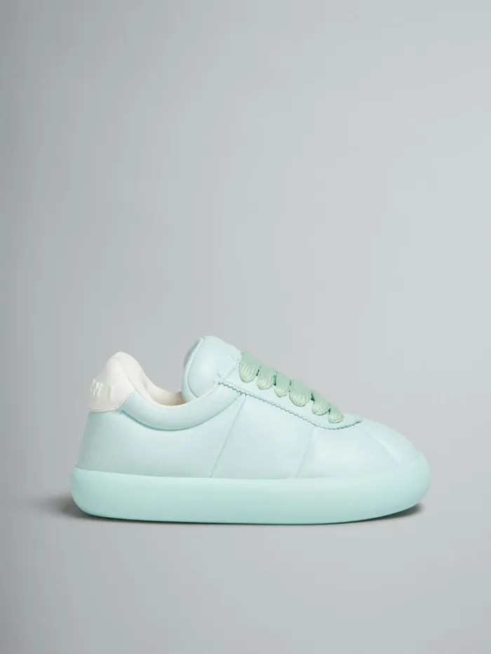 Women Marni Sneakers Light Blue Leather Bigfoot 20 Sneaker