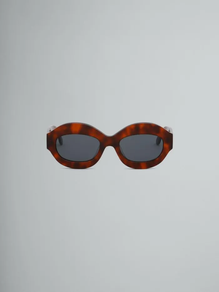 Women Marni Sunglasses Tortoiseshell Ik Kil Cenote Acetate Sunglasses
