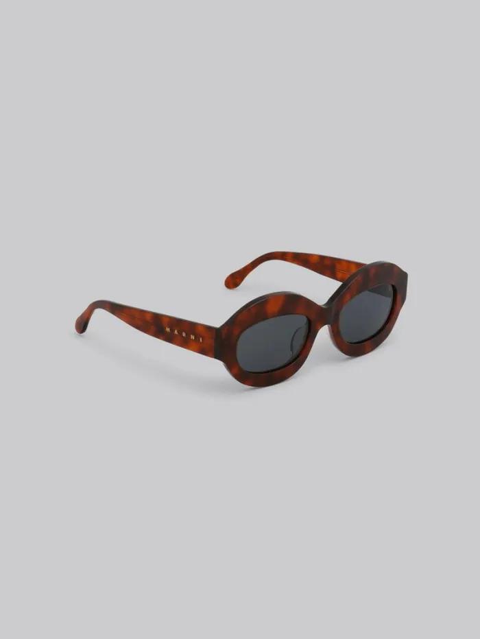 Women Marni Sunglasses Tortoiseshell Ik Kil Cenote Acetate Sunglasses