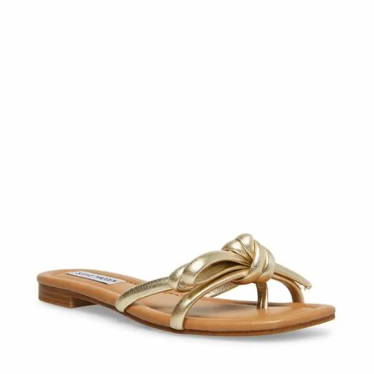 Women MAURA GOLD Gold Steve Madden Sandals