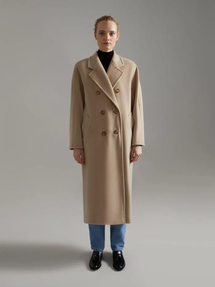 Women Max Mara Coats 101801 Icon Coat Sand