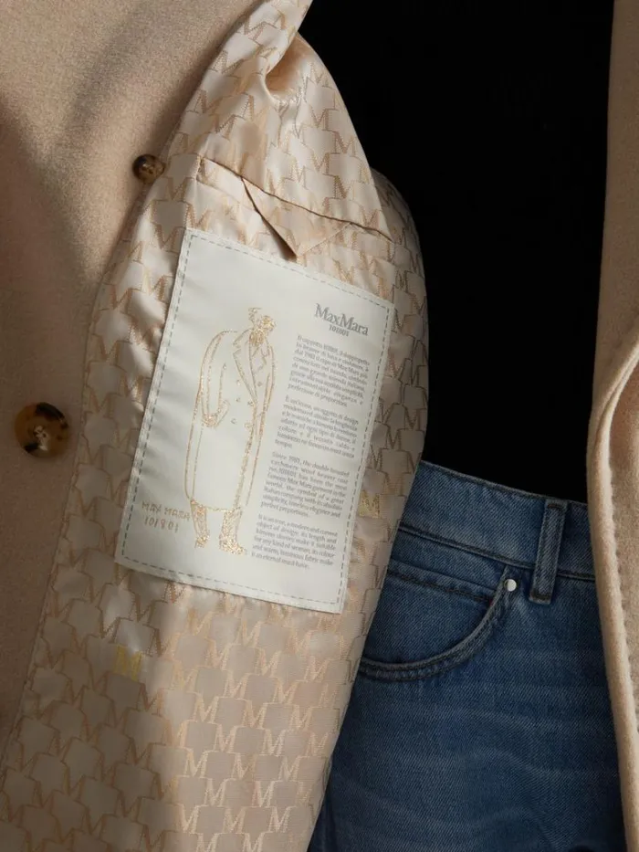 Women Max Mara Coats 101801 Icon Coat Sand