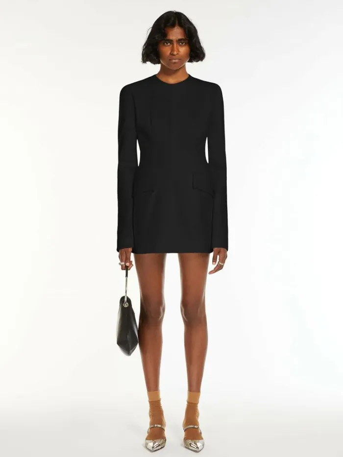 Women Max Mara Dresses Compact Jersey Dress Black