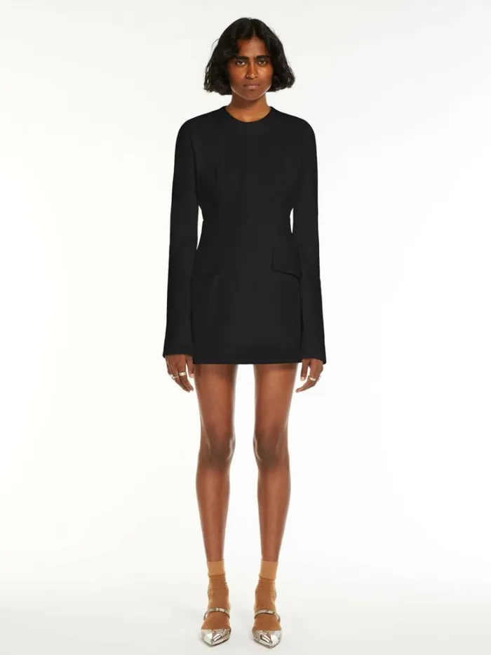 Women Max Mara Dresses Compact Jersey Dress Black