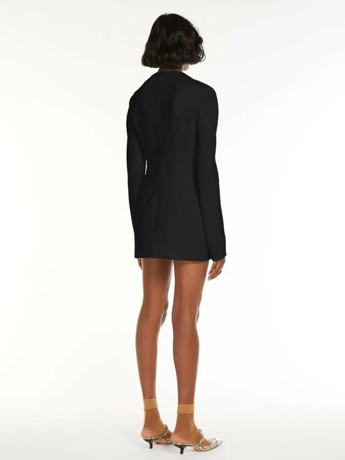 Women Max Mara Dresses Compact Jersey Dress Black