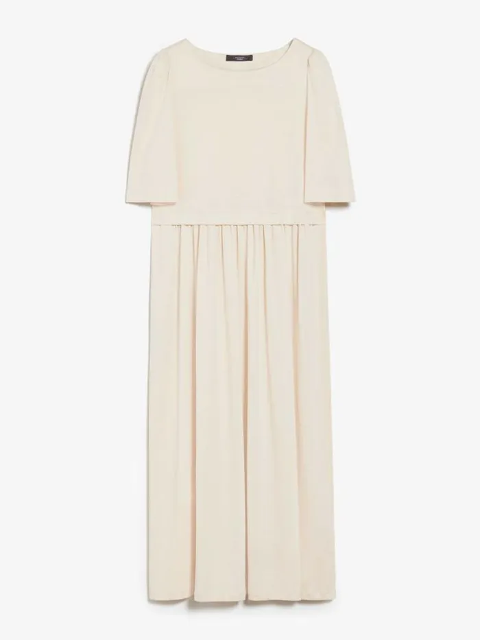 Women Max Mara Dresses Cotton Jersey Dress Ivory