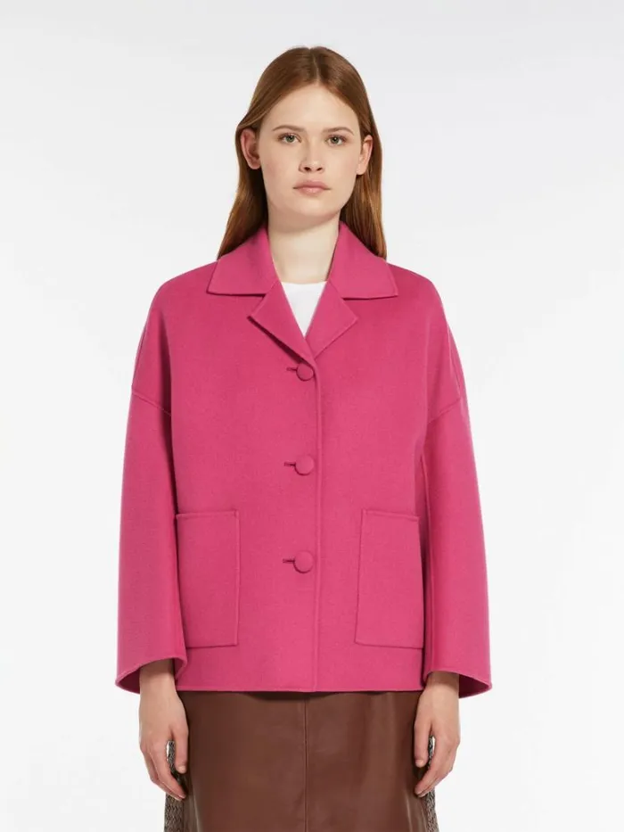Women Max Mara Jackets And Blazers Wool Jacket Fuchsia