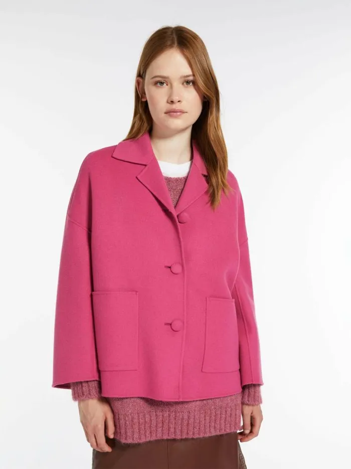 Women Max Mara Jackets And Blazers Wool Jacket Fuchsia