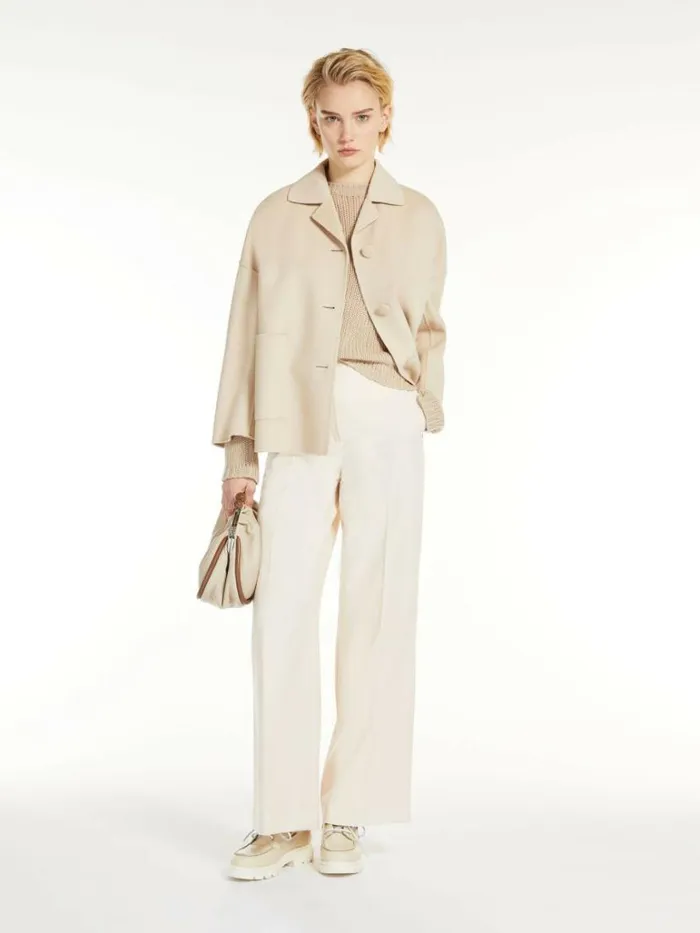 Women Max Mara Jackets And Blazers Wool Jacket Sand