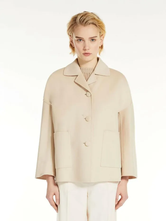 Women Max Mara Jackets And Blazers Wool Jacket Sand