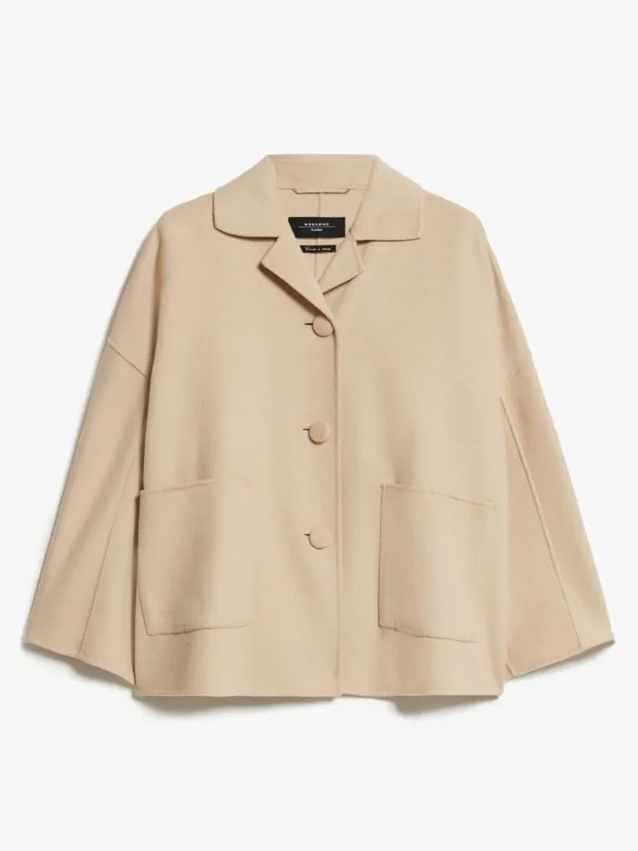 Women Max Mara Jackets And Blazers Wool Jacket Sand