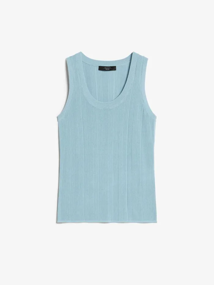 Women Max Mara Knitwear Viscose Vest Top Water