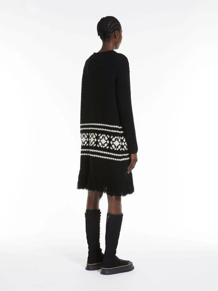 Women Max Mara Knitwear Wool And Cashmere Cardigan Black