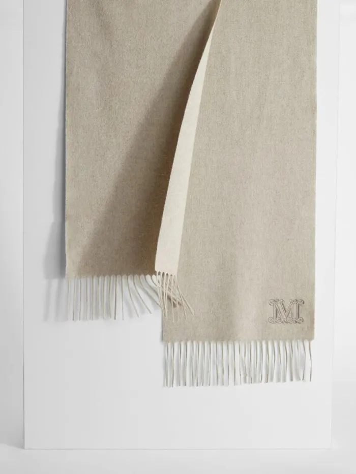 Women Max Mara Scarves And Foulards Cashmere Stole Sand