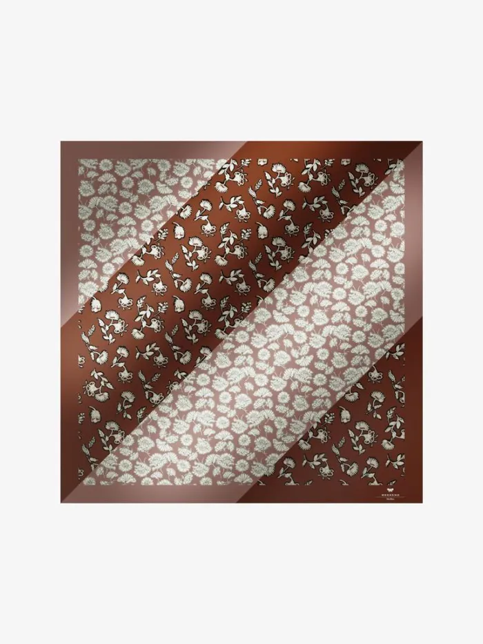 Women Max Mara Scarves And Foulards Silk Twill Scarf Tobacco