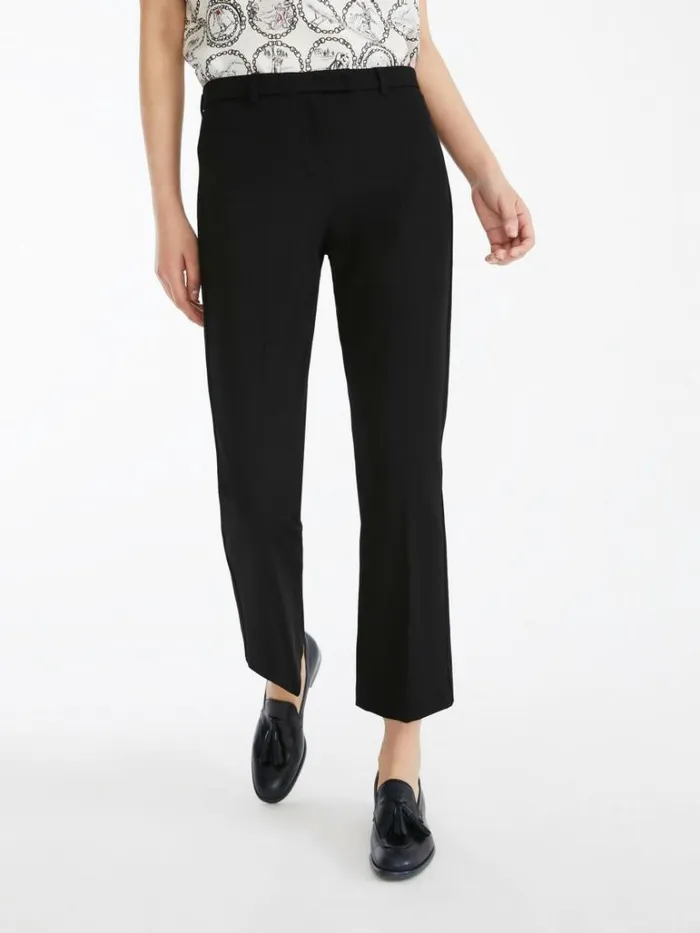 Women Max Mara Trousers And Jeans Cottonblend Trousers Black
