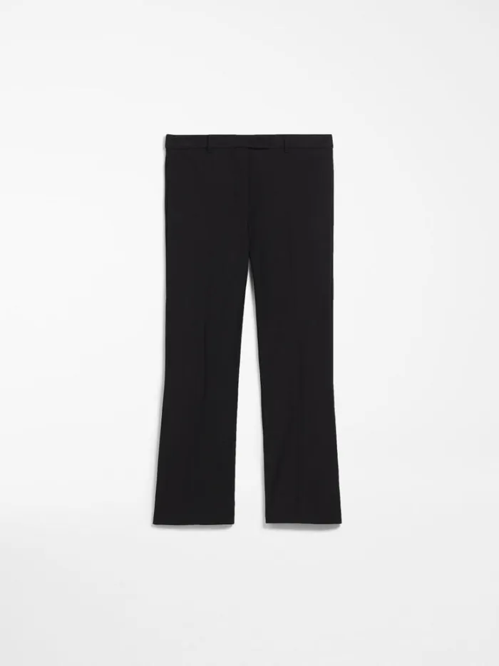 Women Max Mara Trousers And Jeans Cottonblend Trousers Black