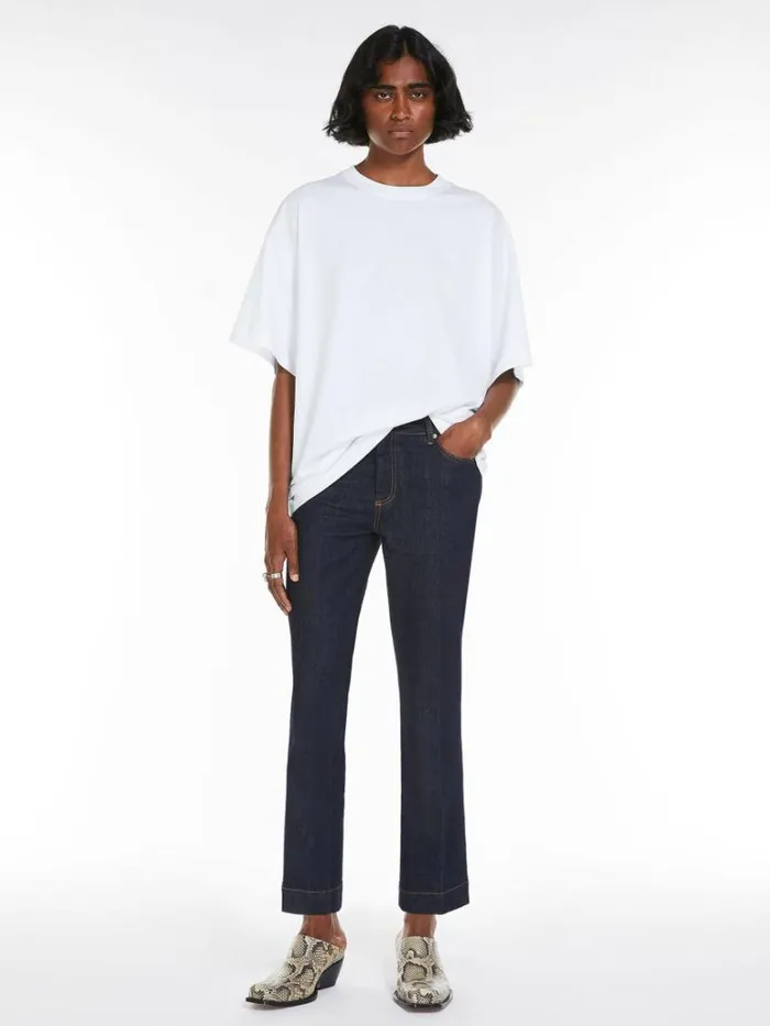 Women Max Mara Trousers And Jeans Flared Perfectfit Jeans Midnightblue