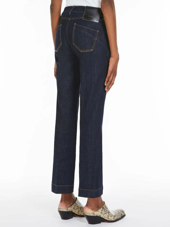 Women Max Mara Trousers And Jeans Flared Perfectfit Jeans Midnightblue