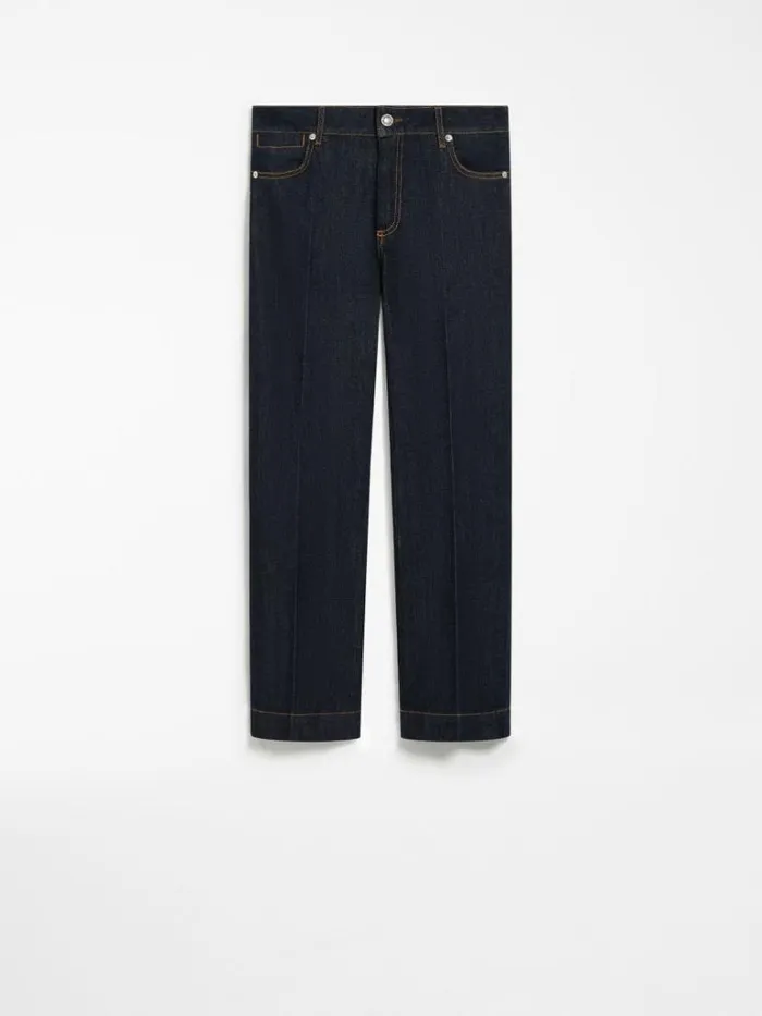 Women Max Mara Trousers And Jeans Flared Perfectfit Jeans Midnightblue